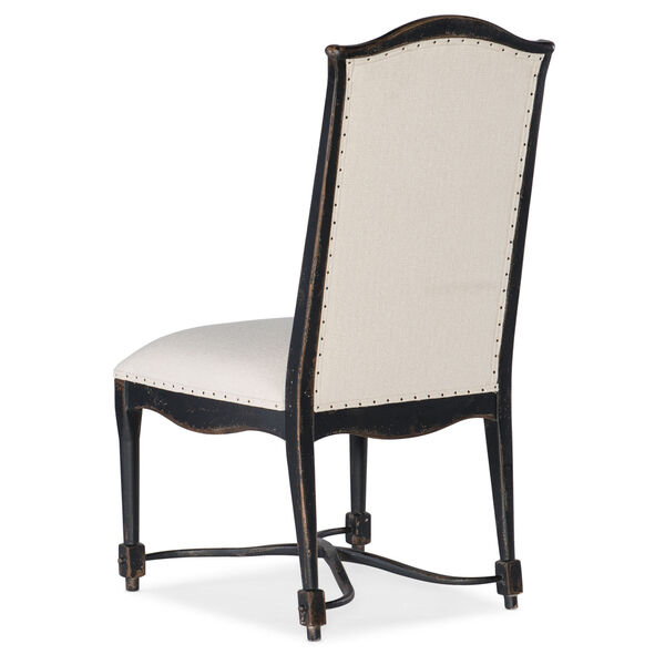 Ciao Bella Black 43-Inch Upholstered Back Side Chair, image 2
