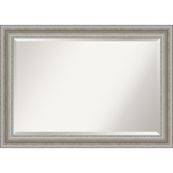 Parlor Silver Bathroom Vanity Wall Mirror, image 1