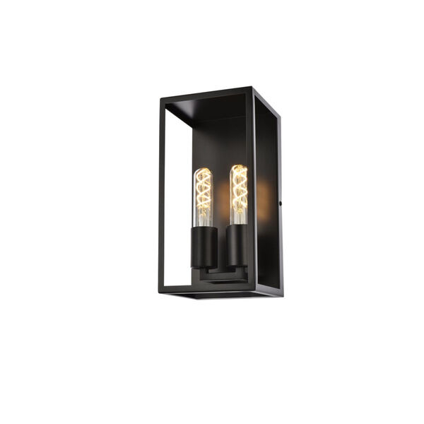 Voir Black Two-Light Wall Sconce, image 3