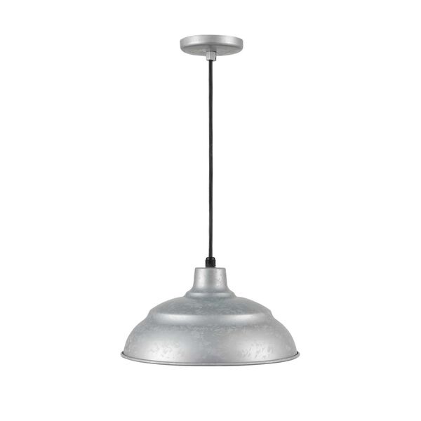 R Series Painted Galvanized 14-Inch LED Pendant, image 1