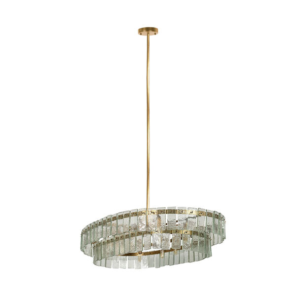 Wallace Gold 10-Light Chandelier, image 2