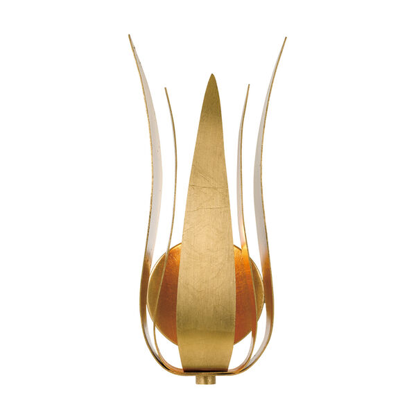 Broche Antique Gold One-Light Sconce, image 1