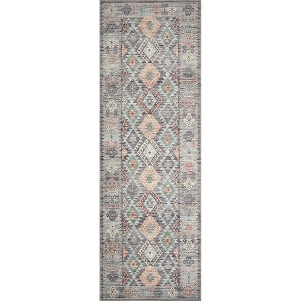Zion Grey Multicolor Rectangular: 8 Ft. 6 In. x 11 Ft. 6 In. Rug, image 4
