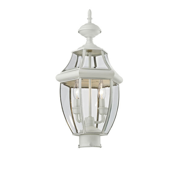Monterey White Two-Light Outdoor Fixture, image 4