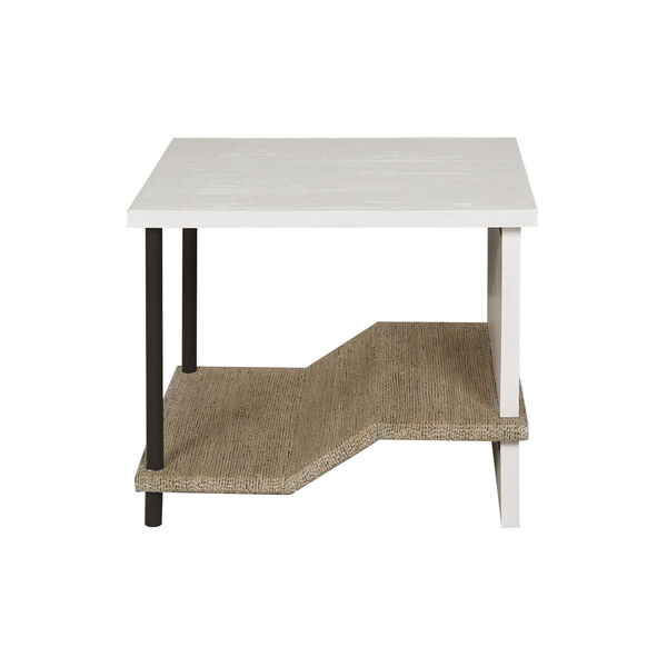 Riverview Checkmate White Accent Table, image 1