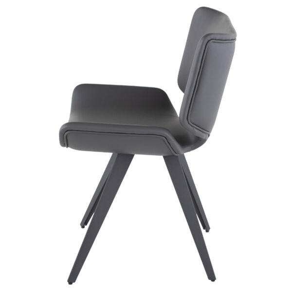 Astra Matte Gray Dining Chair, image 3