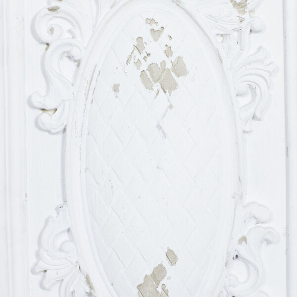 White Ornamental Fiberglass Wall Decor, image 6