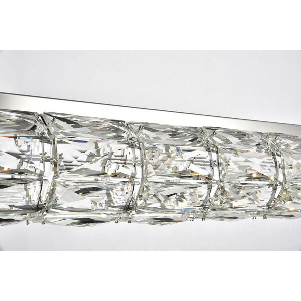 Valetta Chrome LED Island Chandelier with Royal Cut Crystal, image 4