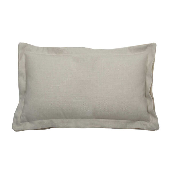 Verona Almond 14 x 24 Inch Pillow with Double Flange, image 2