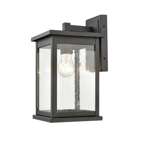 Bowton Powder Coat Black Seven-Inch One-Light Outdoor Wall Sconce, image 3