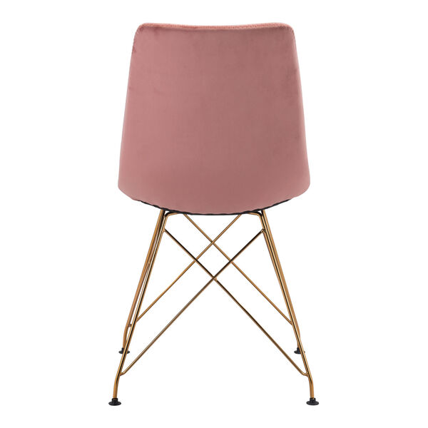 Parker Pink and Gold Dining Chair, Set of Two, image 5