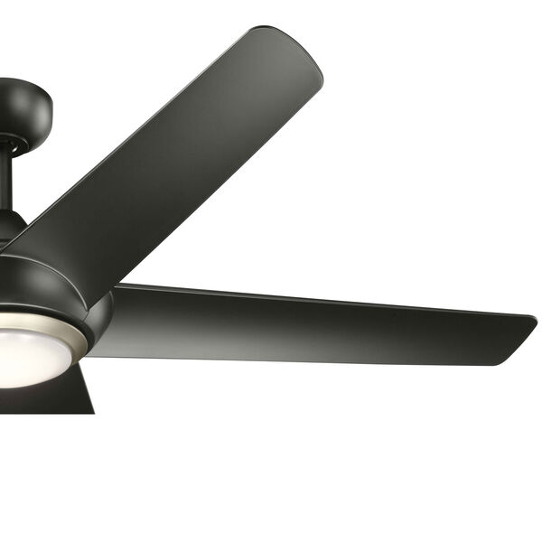 Kapono Satin Black 52-Inch LED Ceiling Fan, image 7
