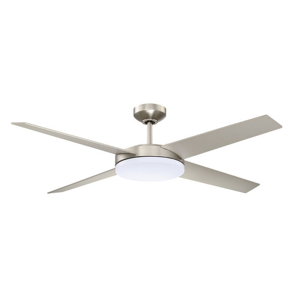 Lopro 52-Inch Satin Nickel LED Ceiling Fan, image 4