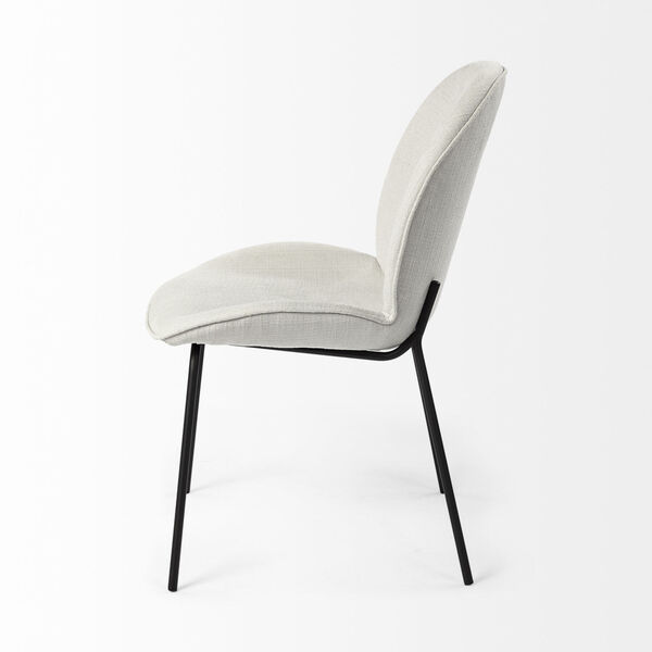 Inala White Dining Chair, image 3