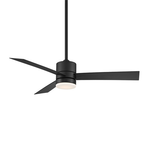 San Francisco Matte Black 52-Inch LED Smart Indoor Outdoor Ceiling Fan, image 1