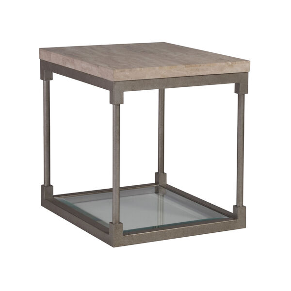 Signature Designs Silver Leaf Topa Rectangular End Table, image 1
