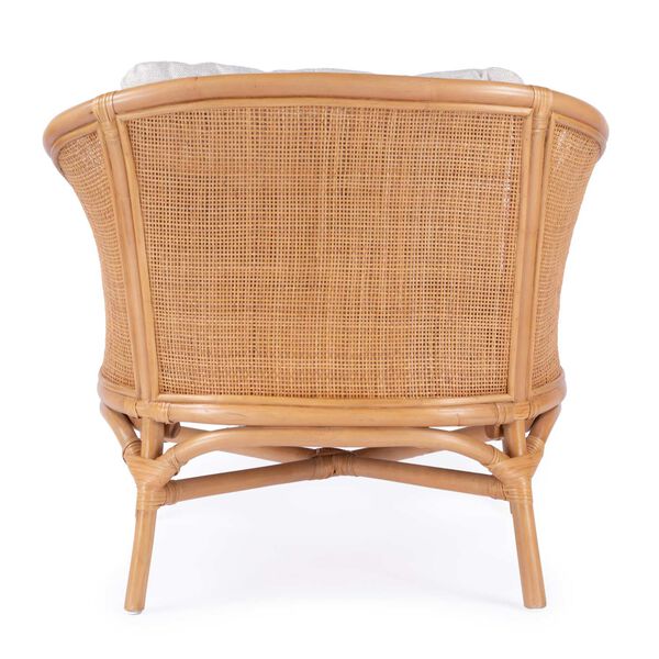 Captiva Natural Rattan  Upholstered Accent Chair, image 5