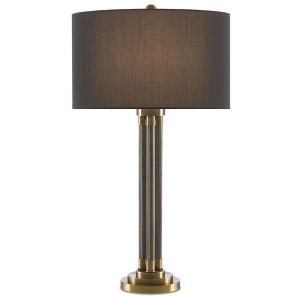 Pilum Antique Brass One-Light Table Lamp, image 1