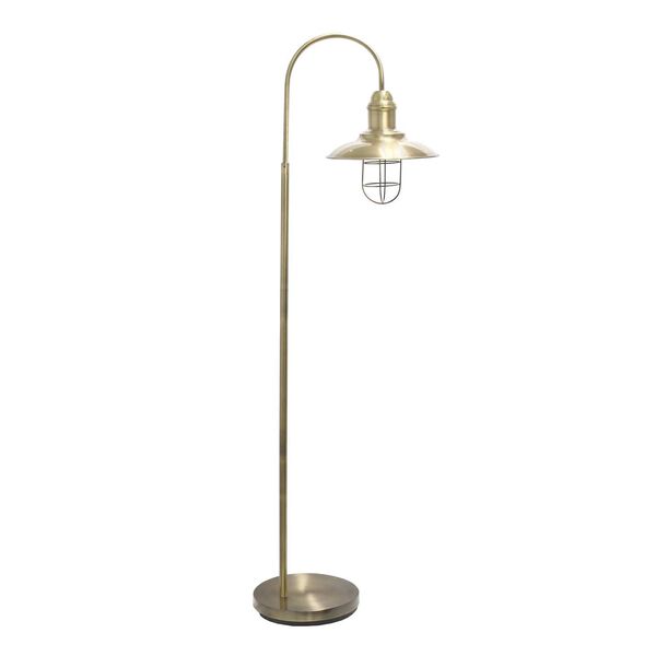 Barnlitt Antique Brass One-Light Floor Lamp, image 1