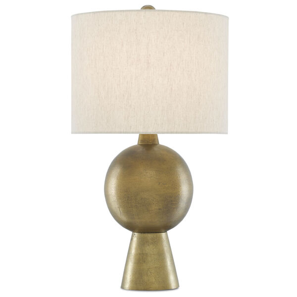 Rami Antique Brass One-Light Table Lamp, image 1