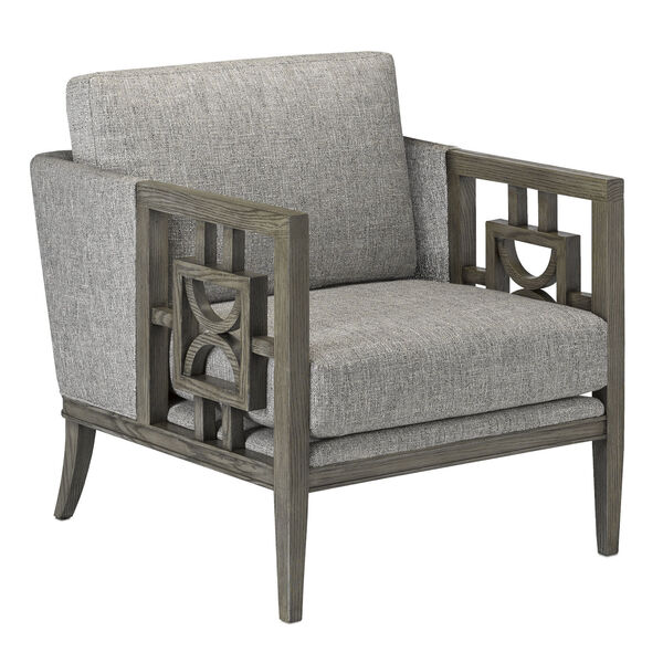 Royce Winter Gray Silver Occasional Chair, image 1