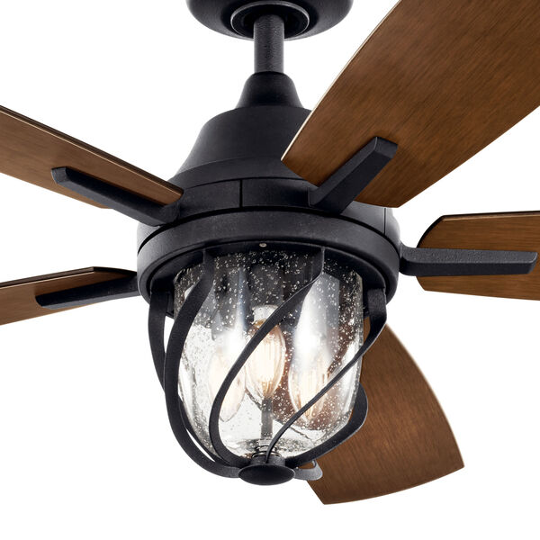 Lydra Distressed Black 52-Inch Integrated LED Three-Light Ceiling Fan, image 7