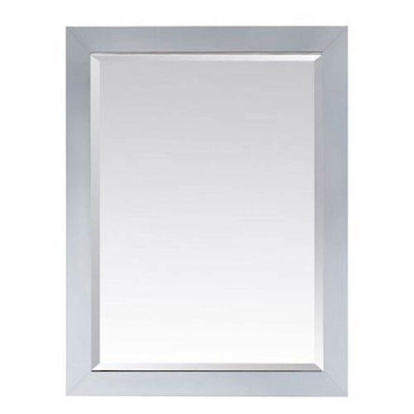 Modero 28 x 32-Inch Mirror in White Finish, image 1
