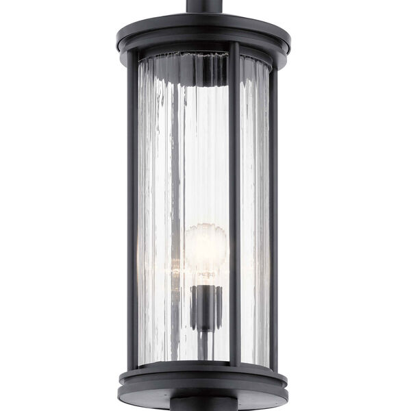 Barras Black One-Light Outdoor Post Lantern, image 2