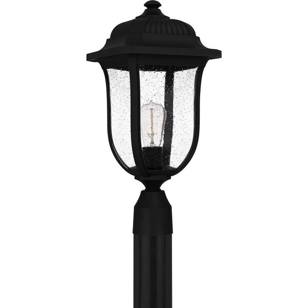 Mulberry Matte Black One-Light Outdoor Post Mount, image 4