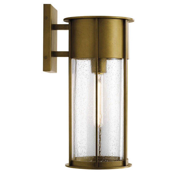 Camillo Natural Brass Eight-Inch One-Light Outdoor Wall Mount, image 2