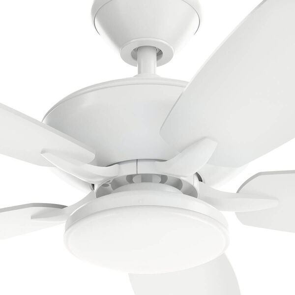 Renew Designer Matte White 52-Inch LED Ceiling Fan, image 5