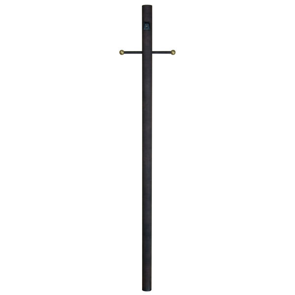 Direct Burial Posts Rust Direct Burial Posts with Photocell, image 1