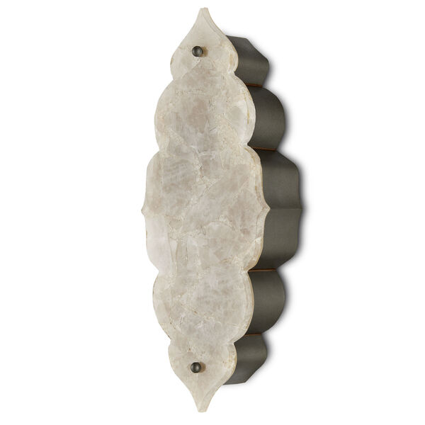 Andalusia Hiroshi Gray and Natural One-Light Integrated LED Wall Sconce, image 2