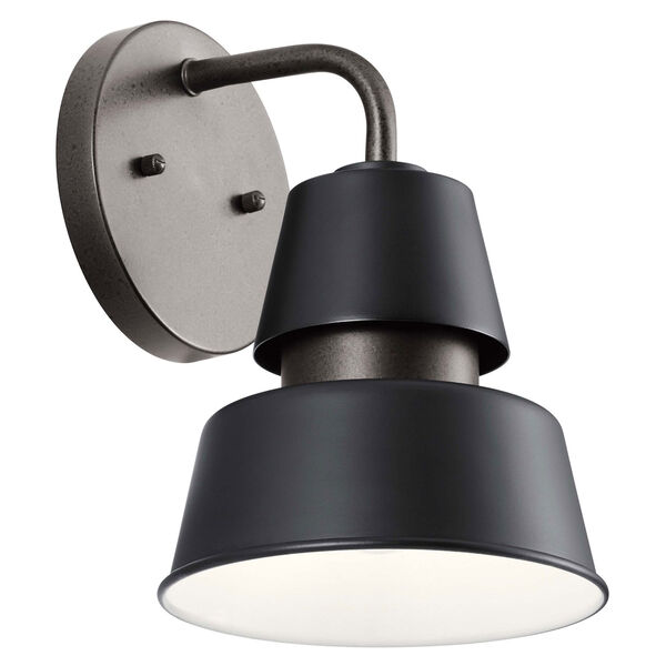 Lozano Black 10-Inch One-Light Outdoor Wall Sconce, image 1