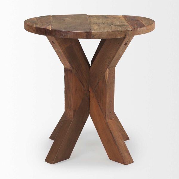 Heidi Reclaimed Brown Wooden End Table, image 2