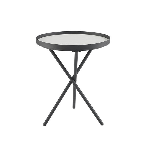 Trebent Gray and Black Side Table, image 6
