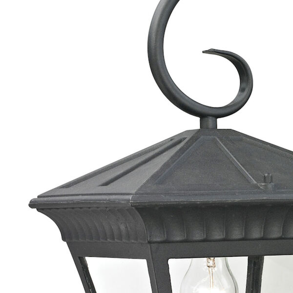 Ridgewood Matte Textured Black One-Light Large Outdoor Wall Sconce, image 2