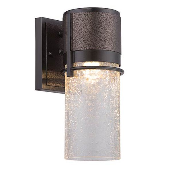 Baylor Burnished and Flemish Bronze 5.5-Inch Wide LED Outdoor Wall Lantern, image 1