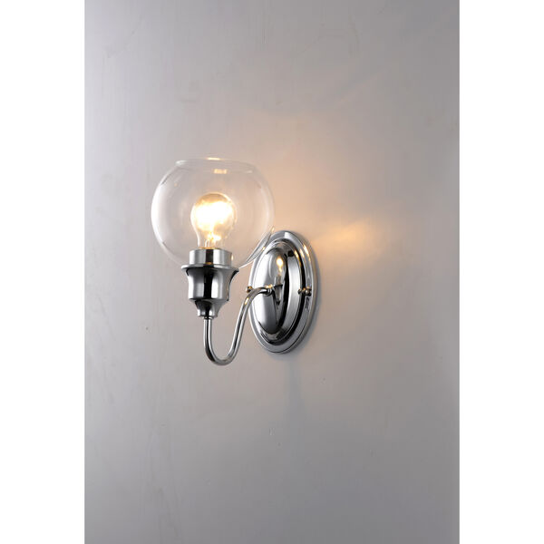 Ballord Polished Chrome Six-Inch One-Light Wall Sconce, image 3