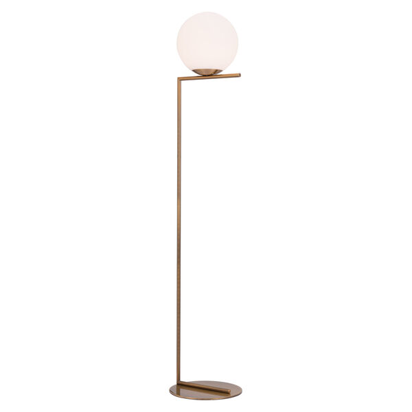Belair Brass One-Light Floor Lamp, image 1