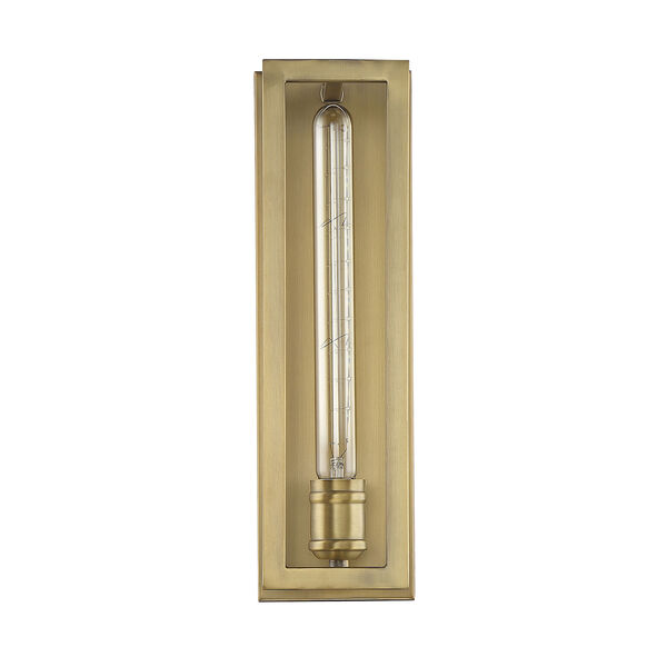 Clifton Warm Brass One-Light Wall Sconce, image 2