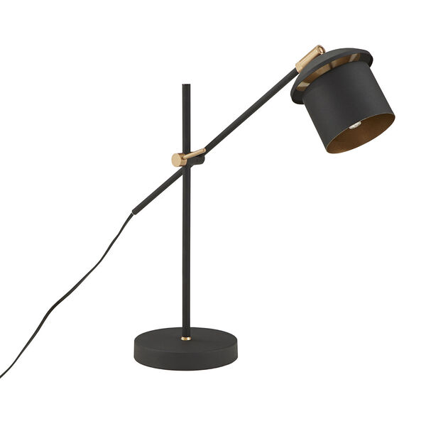 Nadia Black One-Light Table Lamp, image 1