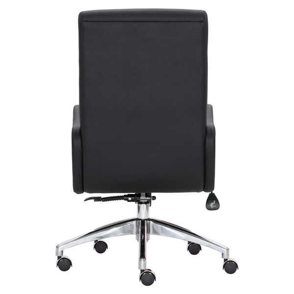 Patterson Black and Silver Office Chair, image 4