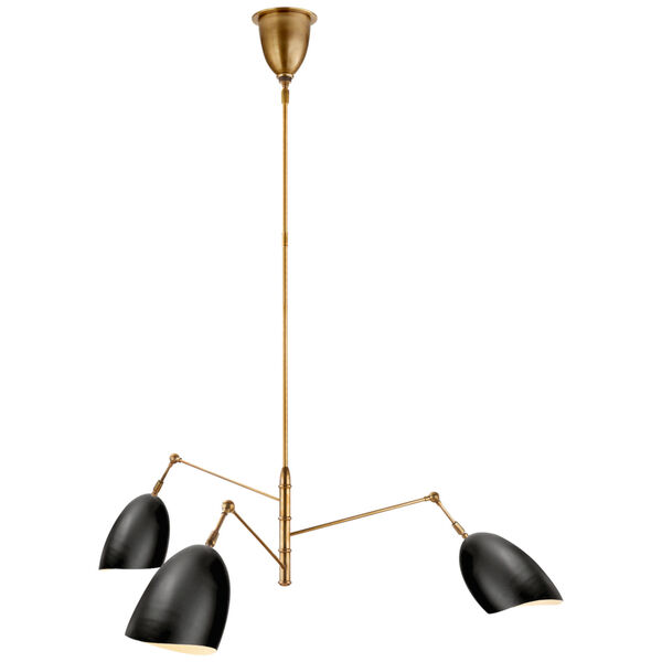 Sommerard Triple Arm Chandelier by AERIN, image 1