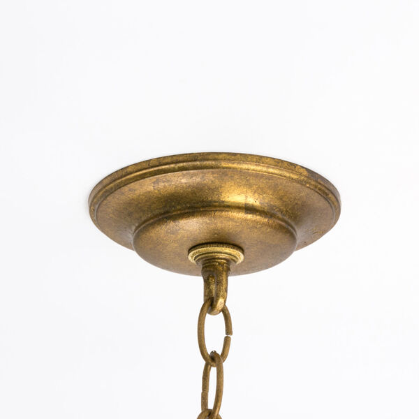 Linden Antique Gold Three-Light Lantern Pendant, image 5