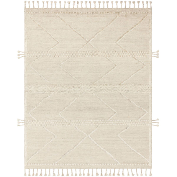 Iman Beige Ivory Square: 1 Ft. 6 In. x 1 Ft. 6 In. Rug, image 1