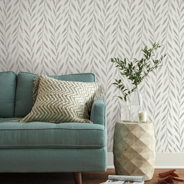 Willow Grey Wallpaper - SAMPLE SWATCH ONLY, image 2