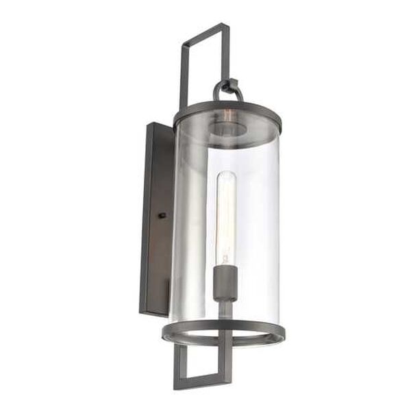 Hopkins Charcoal Black 24-Inch One-Light Outdoor Wall Sconce, image 5