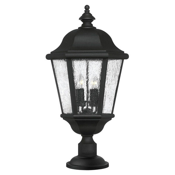 Edgewater Black Four-Light LED Outdoor Post Mount, image 6