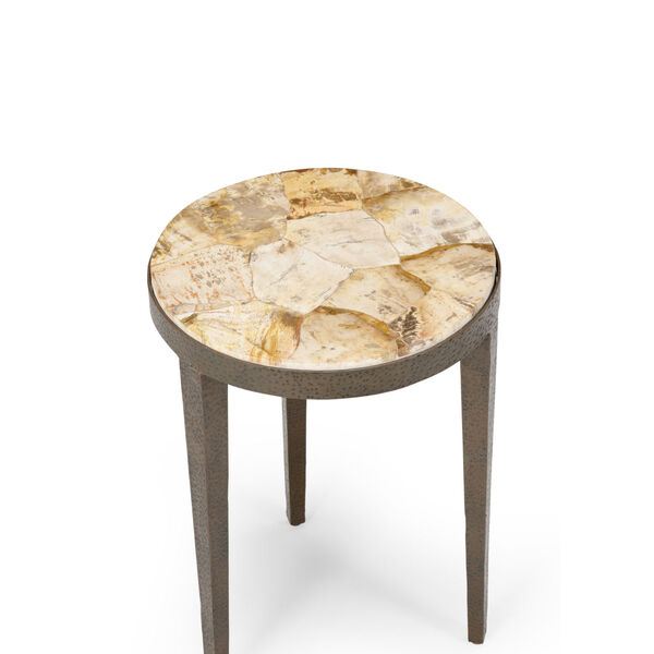 Wood 1 Flint Stone Table, image 2